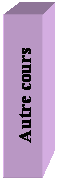 Zone de Texte: Autre cours